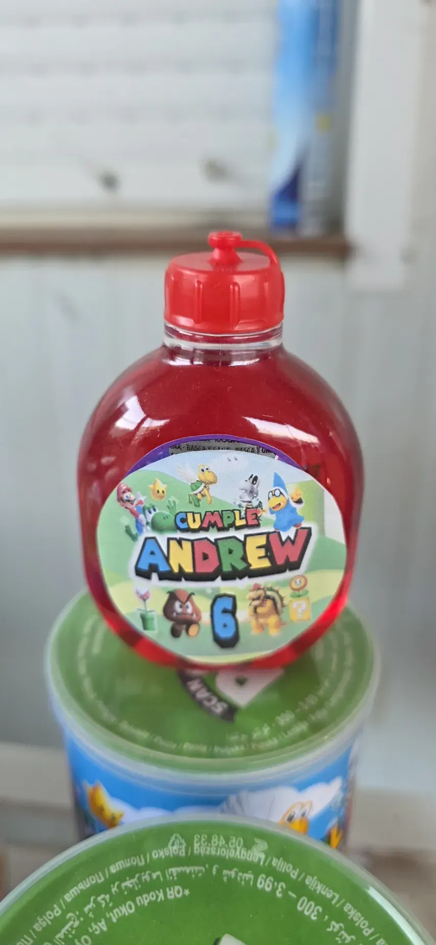 Botellas de agua personalizadas — detalle