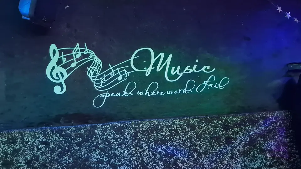Proyección gobo personalizada — alquiler en Madrid